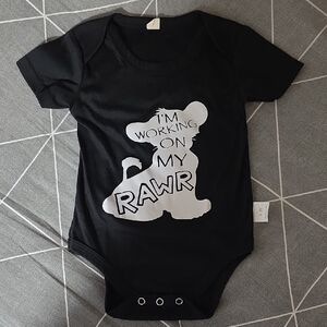 Lion King Simba Black Baby Onesie